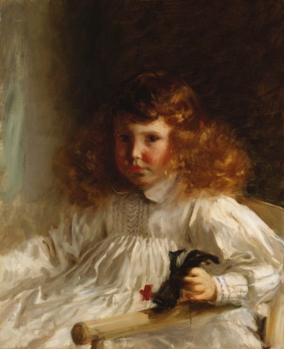 Porträtt av Leroy King som ung pojke, 1888 av John Singer Sargent