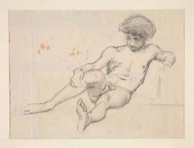 Liggande nakenfigur av John Singer Sargent