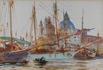 Santa Maria della Salute i Venedig, ca 1904-1906. av John Singer Sargent