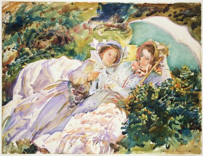 Simplonpasset: Retstickan av John Singer Sargent