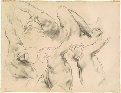 Studier för "Himlen" och "Helvetet" av John Singer Sargent