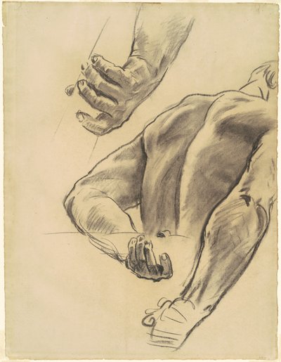 Studier för "Judgment" av John Singer Sargent