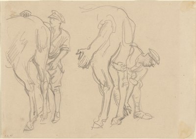 Studier för Scots Grey, 1918. av John Singer Sargent