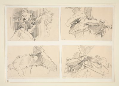 Studier av Cellini av John Singer Sargent