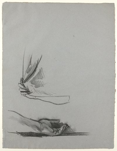 Studier av händer av John Singer Sargent