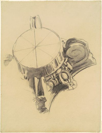Studie för Gog och Magogs fall, 1903-1916. av John Singer Sargent