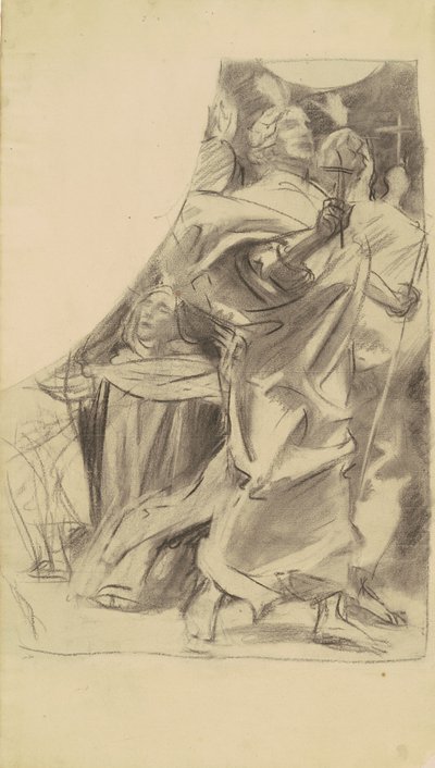 Study for Triumph of Religion, ca. 1903-1916. av John Singer Sargent