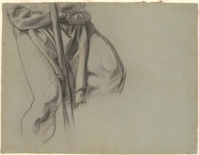 Studie av Adam för "Rosenkransens femton mysterier" av John Singer Sargent
