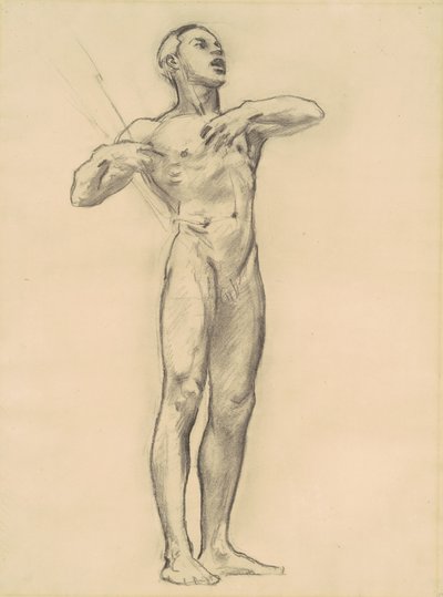 Studie av Orpheus för klassisk och romantisk konst, ca. 1921. av John Singer Sargent