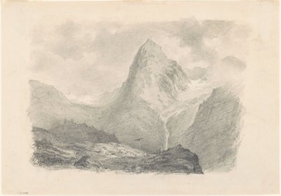 Alperna [recto], 1868-1869. av John Singer Sargent