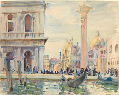 Piazzetta av John Singer Sargent