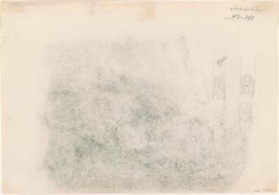 Trädstammar [verso] av John Singer Sargent