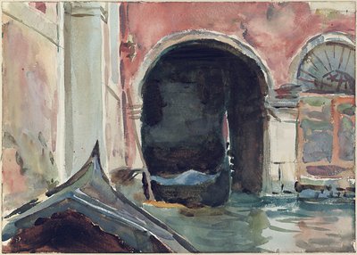Venetianska kanalen av John Singer Sargent