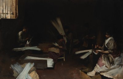 Venetianska glasarbetare av John Singer Sargent