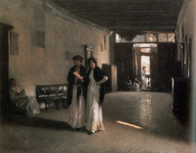 Venetiansk interiör, ca 1880-82 (olja på duk) av John Singer Sargent