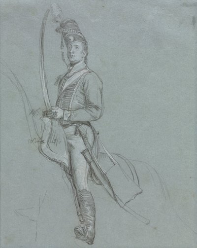 En husarofficer till häst, 1812. av John Singleton Copley
