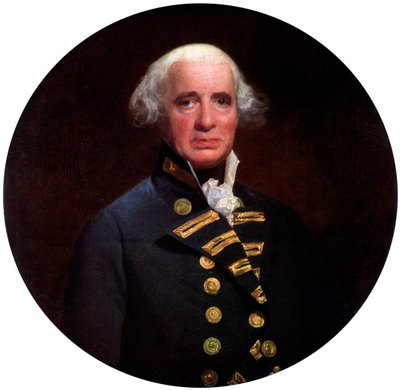 Amiral Richard, Earl of Howe, 1794, c1920 av John Singleton Copley