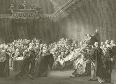 Earl of Chathams död av John Singleton Copley