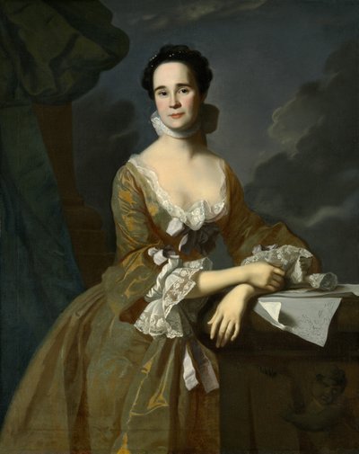 Mrs Daniel Hubbard Mary Greene, ca. 1764. av John Singleton Copley