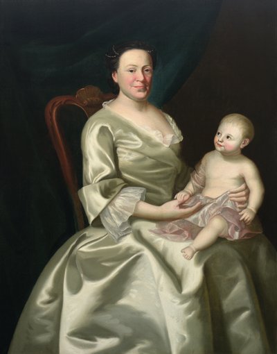 Porträtt av fru Daniel Rea och barn av John Singleton Copley