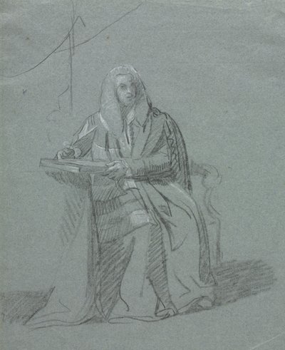 Porträtt av William Murray, Earl of Mansfield 1705-1793, ca. 1783. av John Singleton Copley