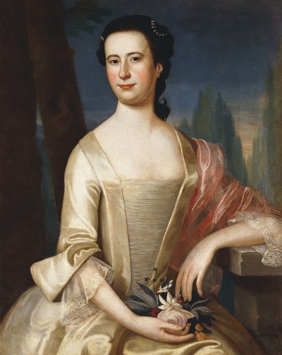 Porträtt av en kvinna, 1755 av John Singleton Copley
