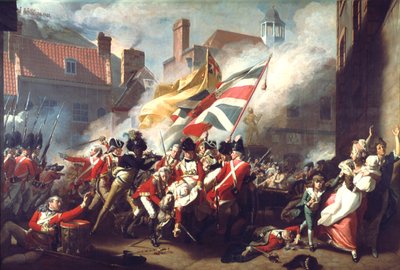 Major Peirsons död den 6 januari 1781, 1783. av John Singleton Copley