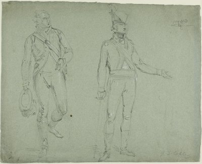 Två amerikanska officerare av John Singleton Copley