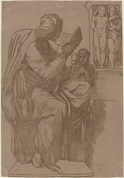 En sibyllläsning av John Skippe after Michelangelo