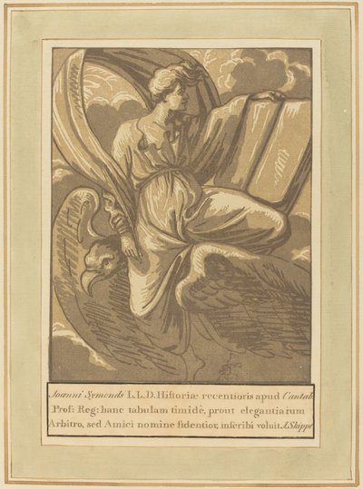 Sankt Johannes evangelisten av John Skippe after Parmigianino