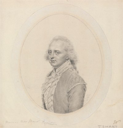 Porträtt av Lt. John Dighton av John Smart