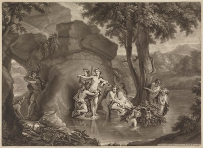 Diana och Acteon av John Smith