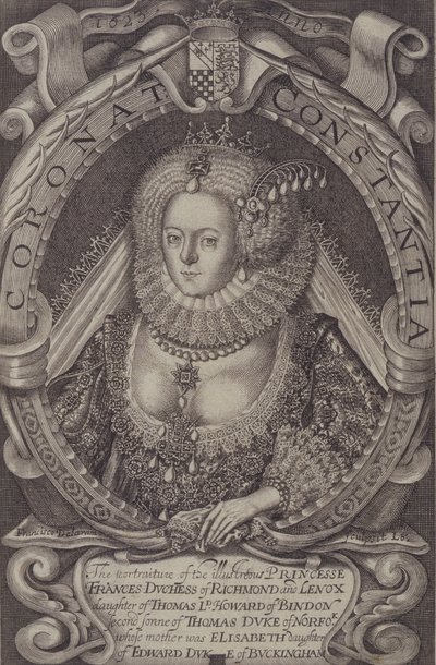 Frances, hertiginna av Richmond (1578-1639) från Generall Historie of Virginia, 1624 av John Smith 2