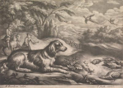 Jakthund och fasaner av John Smith