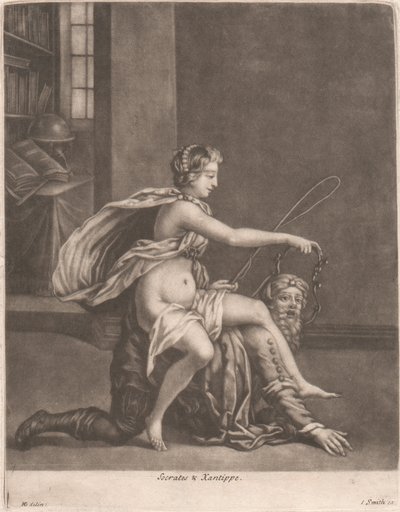 Sokrates och Xantippe av John Smith