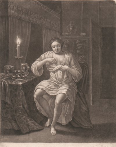 Kvinna som klär av sig av John Smith