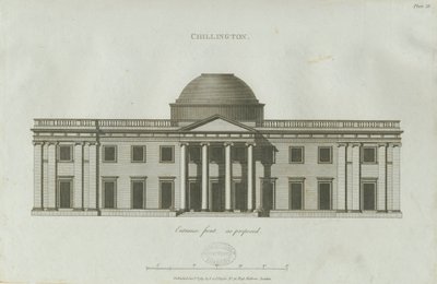 Chillington Hall: gravyr av John Soane