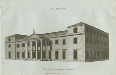 Chillington Hall: gravyr, 1789 av John Soane