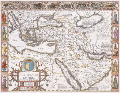 Det turkiska imperiet, 1626 av John Speed