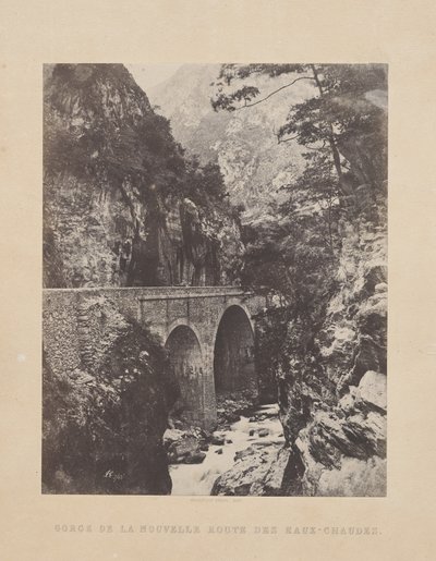 Gorge av New Route des Eaux-Chaudes av John Stewart