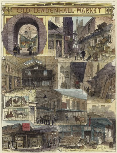 Gamla Leadenhall Market av John Sulman