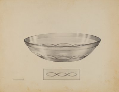 Grund skål, ca. 1936. av John Tarantino