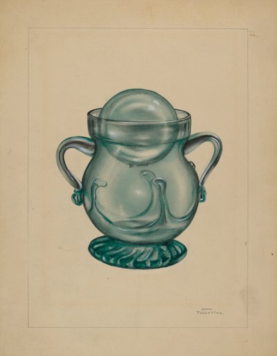 Sockerskål, ca. 1936. av John Tarantino