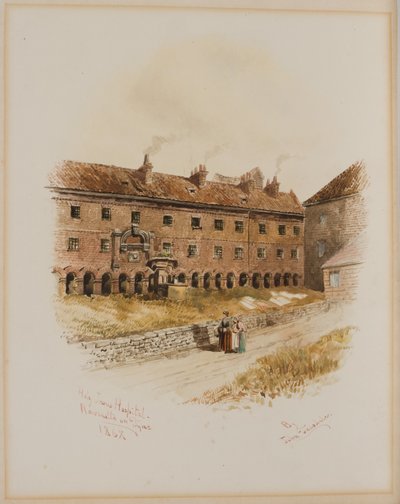 Holy Jesus Hospital, Newcastle upon Tyne (färg) av John Teasdale