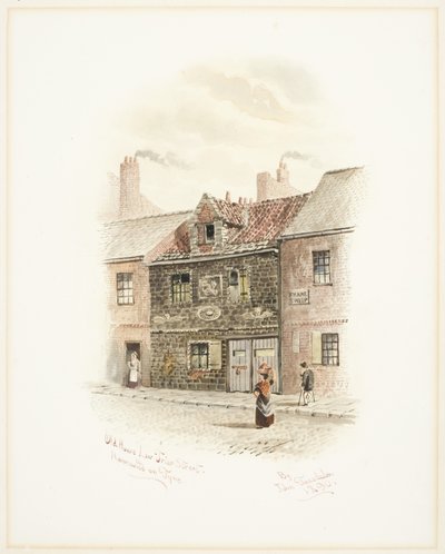 Old House Low Friar Street, Newcastle upon Tyne (färg) av John Teasdale