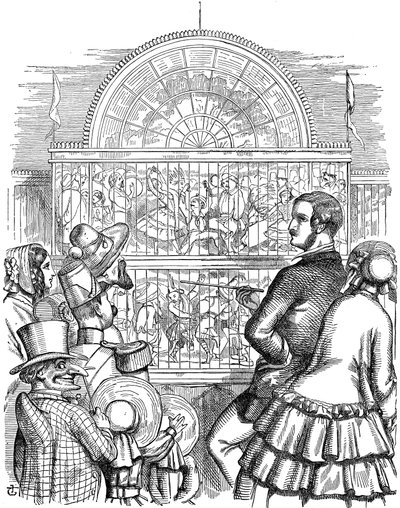 Albert 1819-1861, prinsgemål av drottning Victoria, vid den stora utställningen, 1851 av John Tenniel