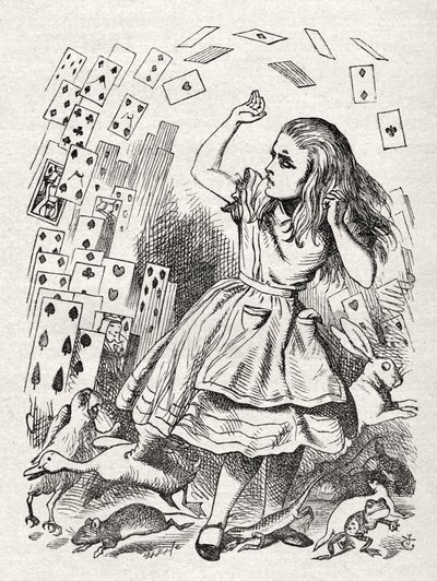 Alice - återvänder från av John Tenniel