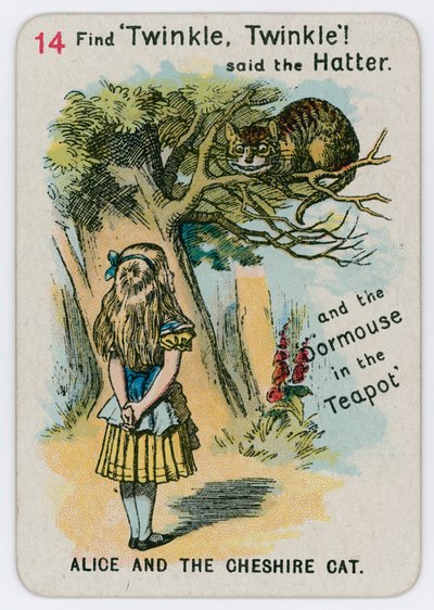 Alice och Cheshire-katten av John Tenniel