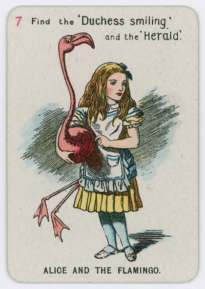 Alice ma le Flamingoswed av John Tenniel