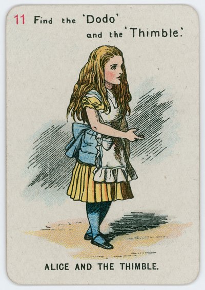Alice och fingerborgen av John Tenniel